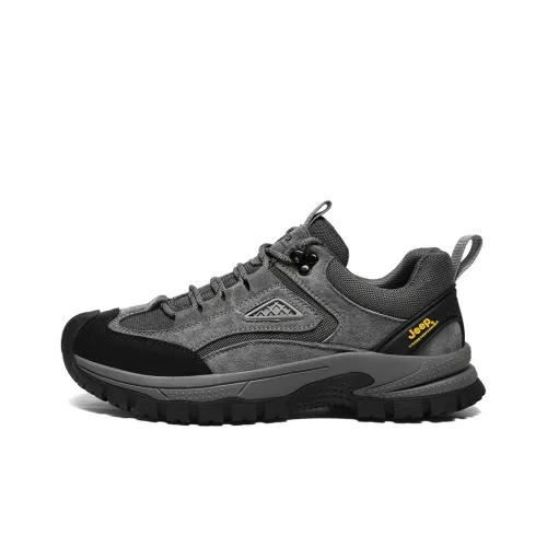 JEEP Противоскользящая устойчивая к истиранию низкий топ походная обувь для мужчин