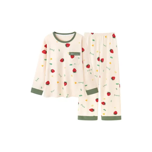 Mulong Family Пижамный комплект Женский Абрикос