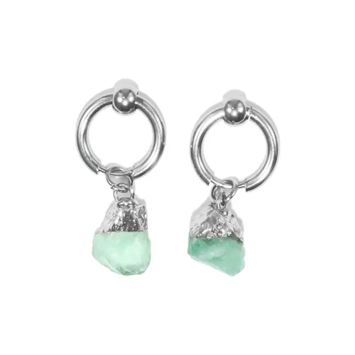 Серьги Get'em ON с цирконием нержавеющая сталь женские