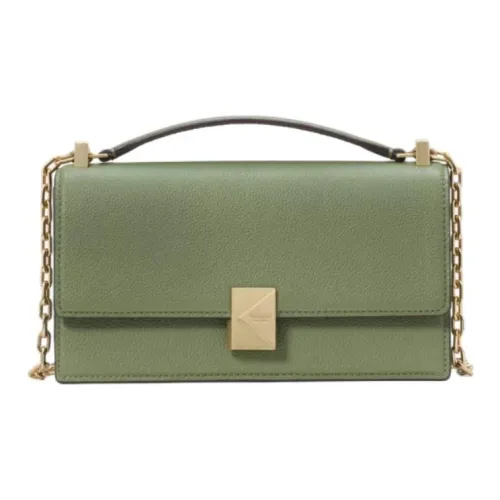 Kate Spade Сумка через плечо из коровьей кожи мини-сумка для женщин оливково-зеленый