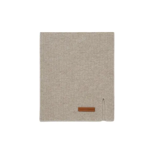 Zegna Кашемир Шерсть Телячья кожа Замша Шарфы Мужской Светлый тауп