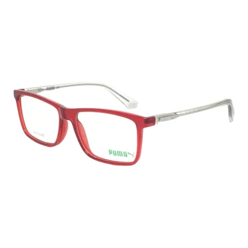 PUMA Квадратные Оправы для Очков Унисекс Красные