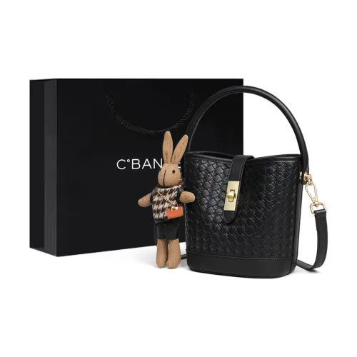 C°BANNER Сумка-ведро из синтетической кожи сумка на одно плечо стандартная женская черная