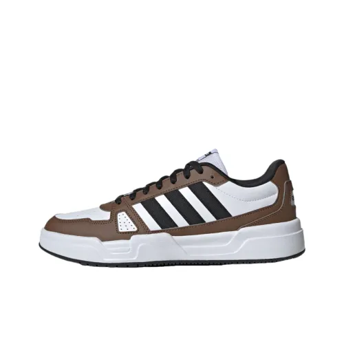 Adidas Slip-resistant Abrasion-resistant Low Top Skateboard Shoes Unisex White Brown Adidas Противоскользящие Аbrasion-resistant Низкие Кроссовки для скейтбординга Унисекс Белый Коричневый