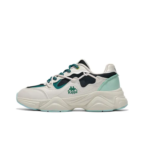 KAPPA Low-Top Классические Белые/Мятно-Зеленые Унисекс