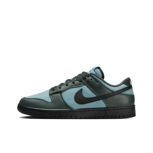 Nike Dunk Slip-on Устойчивый к истиранию Низкий Топ Скейтборд Кроссовки Унисекс Зеленый Синий Черный