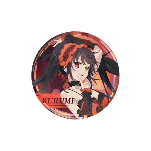 BOOM COMIC Рандеву с жизнью Laser Beam Column Куруми Токисаки Тока Ятогами Значок Значки