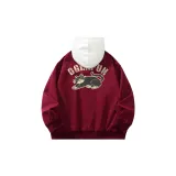 Комплект одежды (Бордовый + Белый Свитшот)