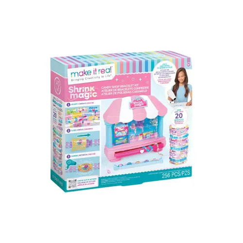 MAKE IT REAL Браслет с бусинами Shrinking Magic Candy Набор бусин Браслет Игрушки