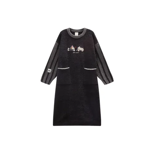 GUKOO Ночная сорочка Женская Crow Черная