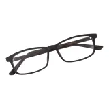 Древесное зерно Черный | Черный Полосатый Ноги - C02 с 0° Анти-Синий свет С простыми стеклами Линзы