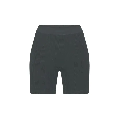 SKIMS Мягкие Lounge Боксеры Женские Глубокое море Цвет