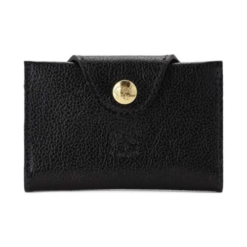 Il Bisonte Коровья кожа Держатель для карт Женский Черный