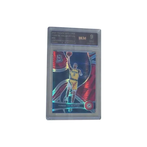 Панини Халибертон 2020 21 Спектра Тайрес Голографическая карта Бем Grade 9 Сертифицированные карточки 1 шт