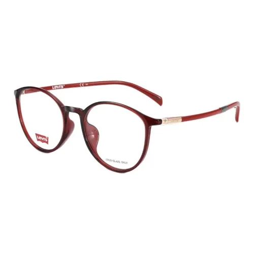 Levi's TR90 Oval Оправы для очков Унисекс Бордовый