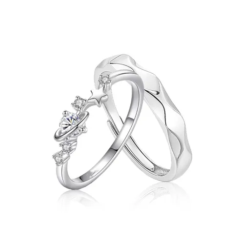 Kelanxi Циркон Сплав Кольца Унисекс