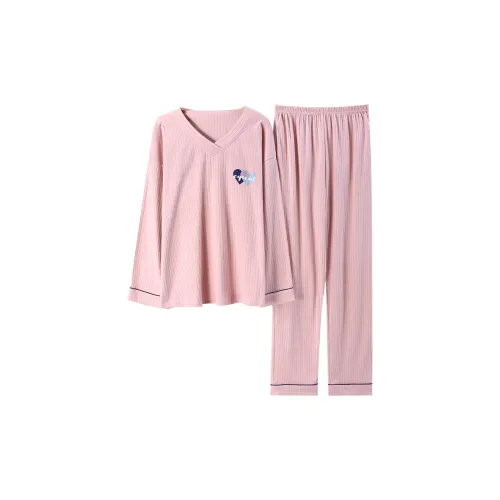 Mulong Family Пижамный комплект Женские Розовый