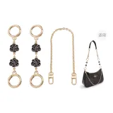 Чёрный Камелия (2 упаковки) Удлинительная цепь *2+Декоративная цепь 40 см