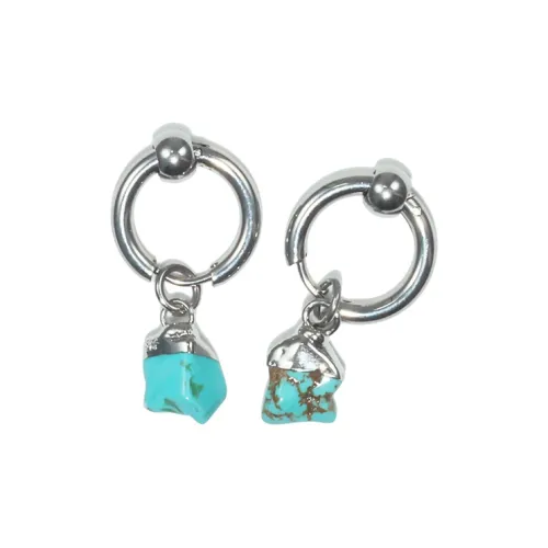 Серьги Get'em ON с цирконием нержавеющая сталь унисекс