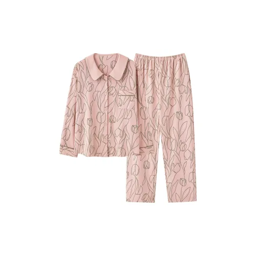 UAVAE NSN21002 Розовый Женские Пижамные комплекты