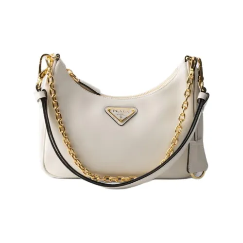 PRADA RE Edition Кожа Сумка через плечо Сумка на плечо Женская Белая