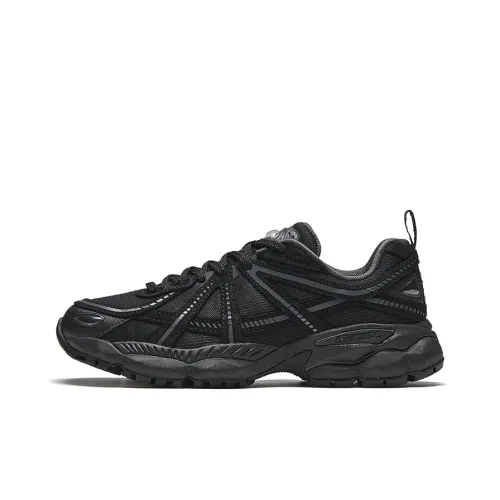 Anta Champion All Weather Series Slip-resistant Breathable Abrasion-resistant Low-top Footwear Men's Black Gray Анта Champion All Weather Series Противоскользящий Дышащий Устойчивый к истиранию Низкий Топ Обувь Мужская Черный Серый