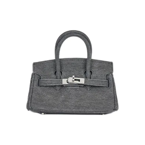 Margin Goods Пряжа Ткань Хаки Сумка Маленькая Женская Черная