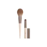 Молочный кофейный Свет Лампочка Пудра Щетка + Щетка для губ