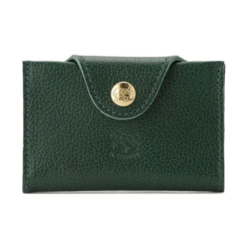 Il Bisonte Коровья кожа Держатель для карт Женский Зеленый