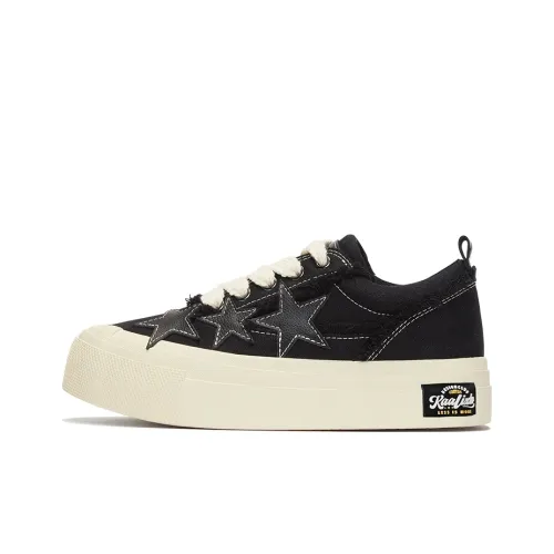 KAALIXTO Low-Top Canvas Shoes Black Unisex KAALIXTO Низкие кеды Canvas черные унисекс