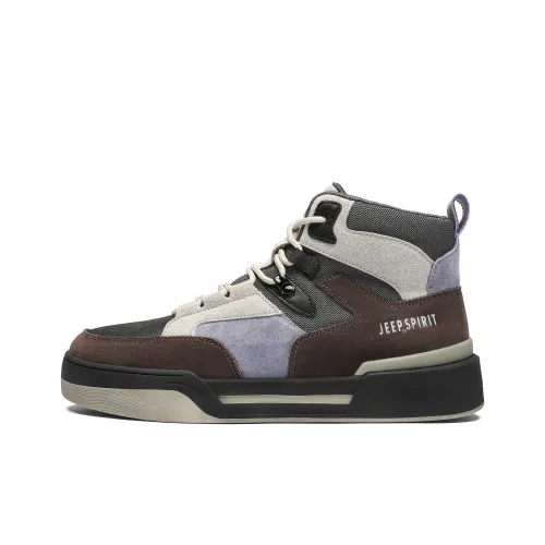JEEP SPIRIT Высокие кроссовки для скейтбординга Мужские Вулканический серый