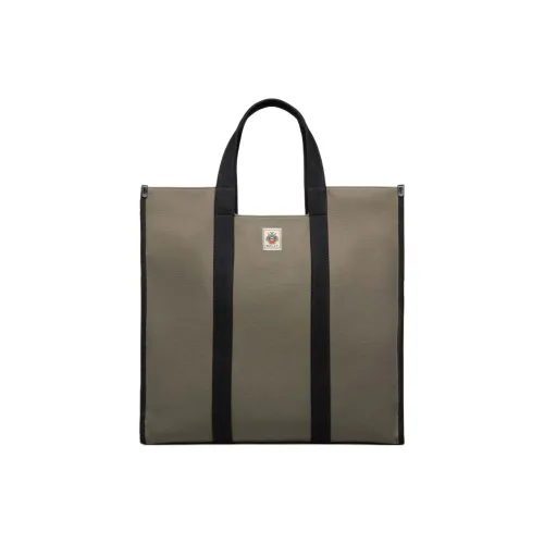 BALLY Хлопок And Холст Тоут Сумка Сумка для покупок Сумка Сумка через плечо Мужская Армейский зеленый