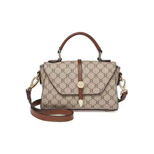 MARINO ORLANDI Сумка через плечо из синтетической кожи PVC и PU (полиуретан) женская кофейного цвета