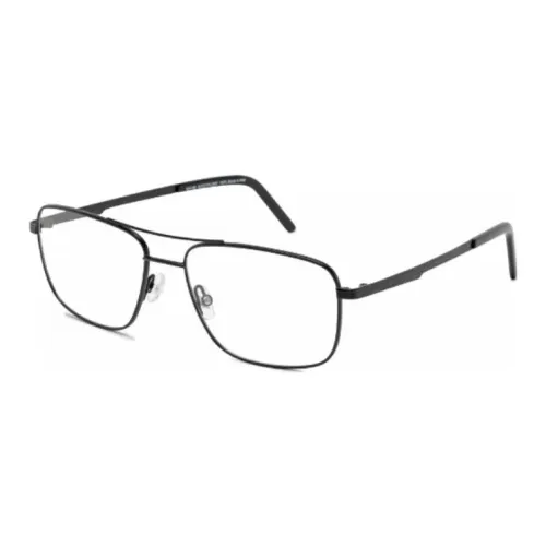 Maui Jim Нержавеющая сталь Нейлон Прямоугольные оправы для очков Мужской Черный