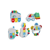 Успокаивающие игрушки, 5 предметов, набор [Музыкальный комбо]: телефон + гитара + колокол + пианино + машина