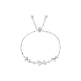 Сверкающий страз, бабочка, браслет