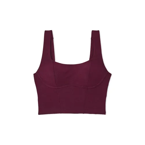 Victoria's Secret Розовый All Day Хлопок Scoop Longline Спортивный Бюстгальтер Дикий Розовый Бюстгальтер Женский Фуксия