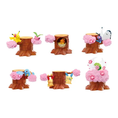 RE MENT Покемон Forest 4 The Dance OF Petals Играть Food Один Mystery Коробка Целая коробка 6 шт