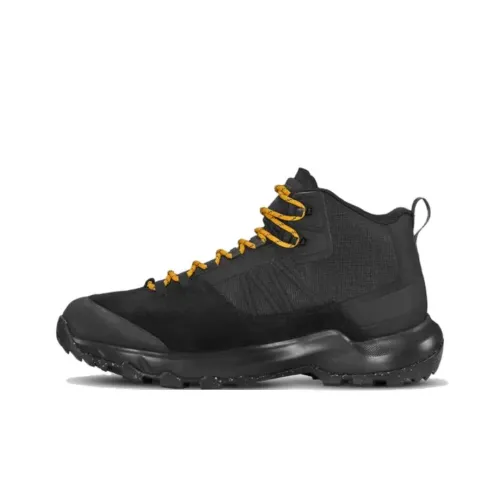 DECATHLON MH500 Альпинистские и туристические ботинки MID Топ Черный/Loquat Желтый Мужской