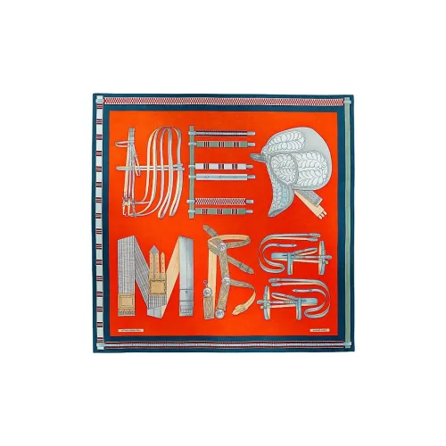 HERMES Кашемир шелк Mulberry палантины женские многоцветный