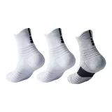 Носки SS01 Crew, 3 упаковки (белый/белый/серый)