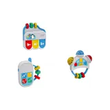 Успокаивающие игрушки, 3 предмета, комплект [Музыкальный комбо] Смартфон + Колокол + Пианино