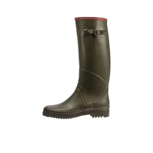 AIGLE Женские резиновые сапоги цвета хаки