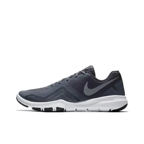 Nike Flex Control 2 Slip-Resistant Abrasion-Resistant Low-Top Training Shoes Unisex Gray Найк Flex Control 2 Противоскользящие Устойчивые к Износу Низкие Кроссовки для Тренировок Унисекс Серый