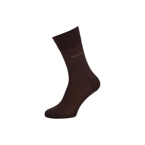 Hugo Boss 1 пачка Коричневые Мужские MID Носки до икры