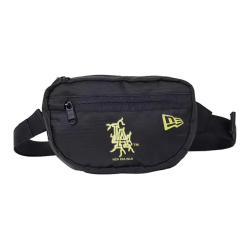 New Era × MLB Коллаборация Ткань Одно плечо Через плечо Бананка Унисекс Черный