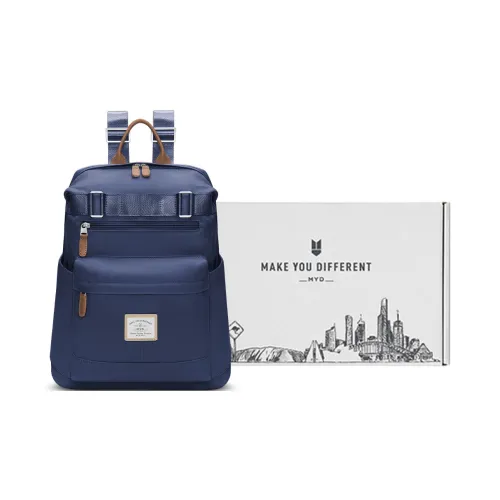 MYD Полиамид Рюкзак Средний Унисекс Однотонный