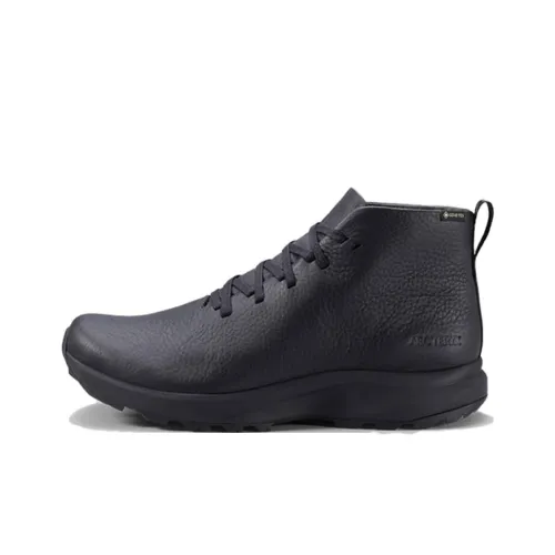 Arcteryx Solano Slip-Resistant Abrasion-Resistant MID Топ Повседневная обувь Унисекс Черный