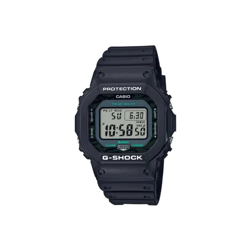 CASIO G SHOCK Collection Коробка Доступна для Покупки Кварцевый механизм Смольный ремешок Часы Мужские Циферблат Черный