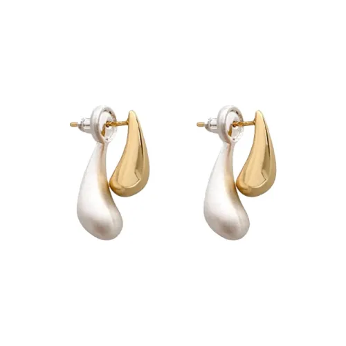 Rhymes Серьги с золотым покрытием из меди женские